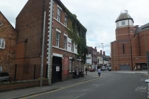 Bond Street (looking south) - the dog leg at the Cherry Inn