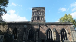 St Nicolas; Saxon tower above south aisle